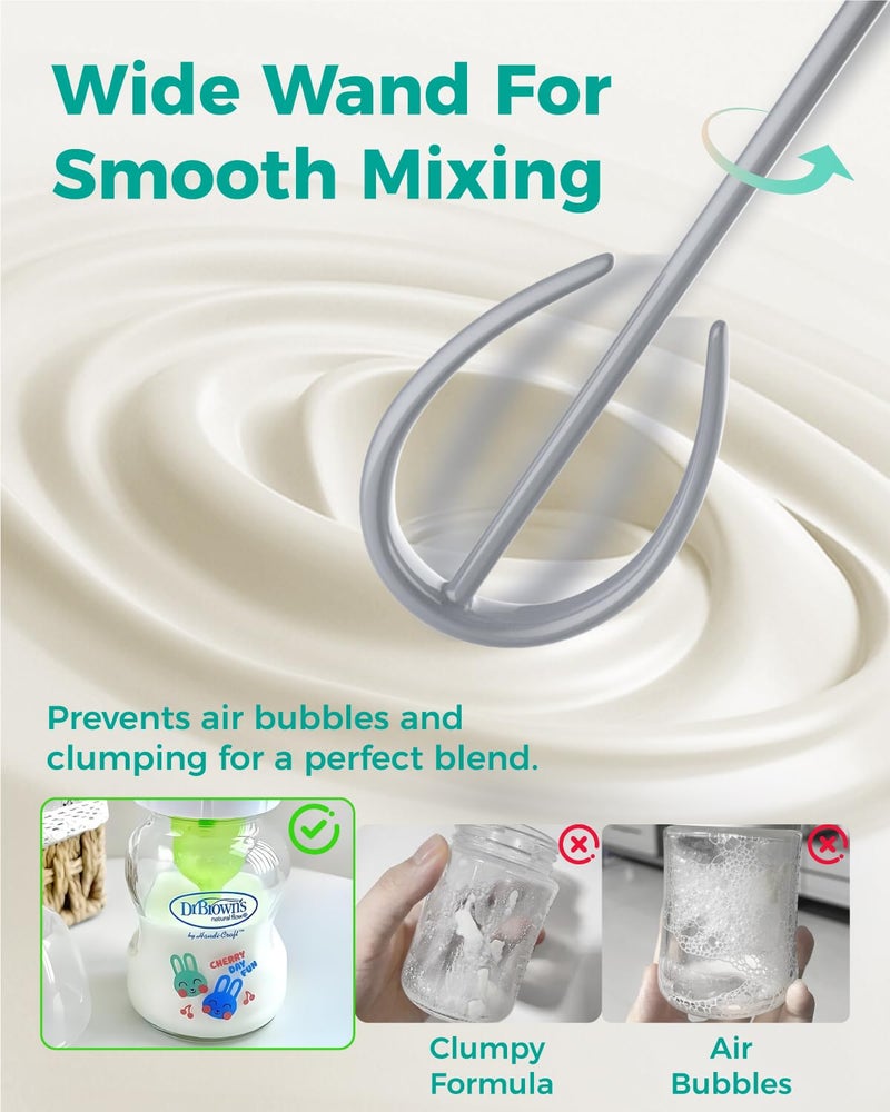 Tenmonth Electric Baby Formula Mixer Pitcher, Fast Baby Formula Maker with No Drip Spout & Locking Lid, Motorized 28oz Clump-Free Mixing, No Air Bubbles, BPA-Free & Portable for Travel - Image 3
