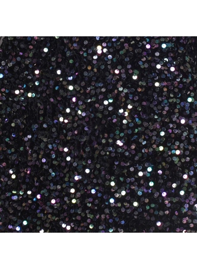 Sunny Fashion Girls Dress Black Sequin Sheer Mesh Long Sleeve Party Elegant Ball Gown Size 8  - Image 5