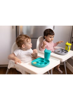 bbluv 4 In 1 Silicone Toddler Straw Sippy Cup With Lid And Straw, Lime  - Image 4