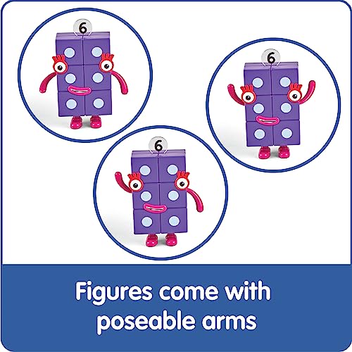 hand2mind Numberblocks Friends Six to Ten, Action Figure Set, Toy Figures & Playsets, Small Figurines for Kids, Counting Blocks, Numbers for Toddlers, Math Toys, Kids Birthday Gifts﻿ - Image 5