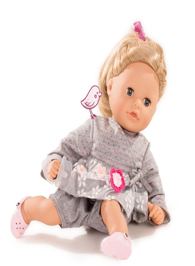 Götz Gotz Cosy Aquini 13" Soft Cloth Bath Baby Doll with Blond Hair and Blue Sleeping Eyes - Image 4