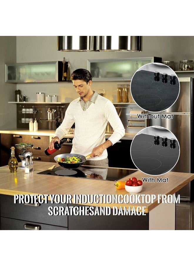 FAMKIT - Induction Cooktops Mat Antiskid Silicone Pad Cooktop Scratch Protector Pad For Stove Surface Protection And Tableware Pads - Image 1
