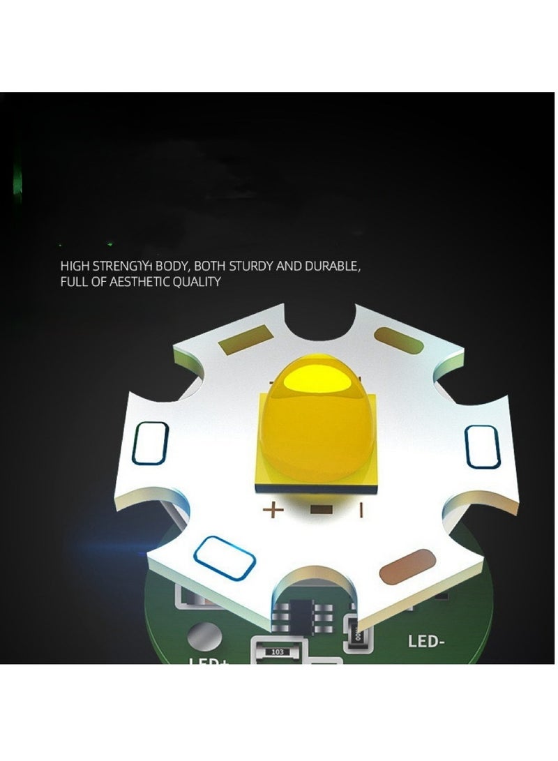 Strong Light Flashlight LED Side Light Telescopic Zoom Multi-Position Long-range Luminous Body Outdoor Flashlight - Image 3