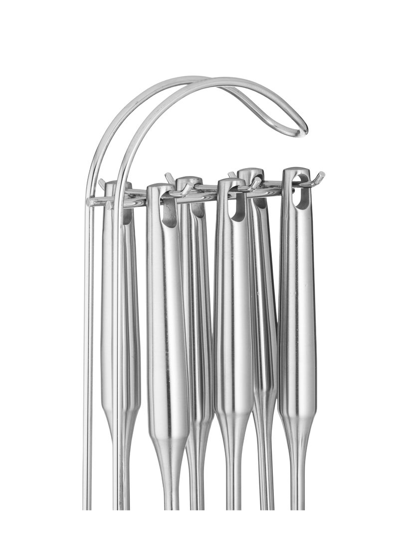 اباريك الصفا طقم ملاعق غرف للسفرة  استيل فضي عدد 7 قطع - Image 3