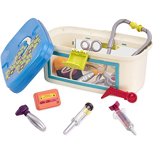 B. toys – Doctor Play Set For Kids – Kids Doctor Toys – 10 Pieces – Realistic Medical Tools – Pretend Play Kit For Toddlers – Dr. Doctor - Image 5