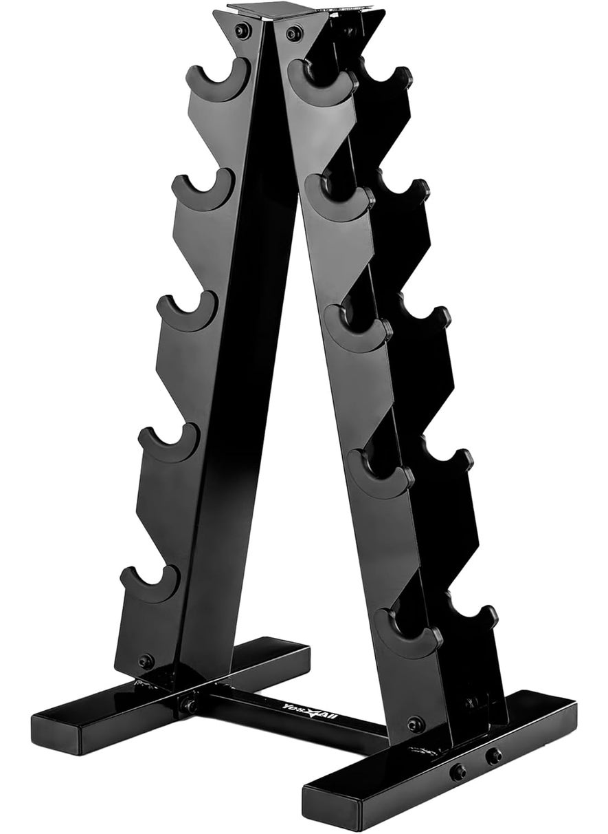 Yes4All YES4ALL Dumbbell Rack Stand Only 5 Tier A Frame Weight Rack for Dumbbells  - Image 1