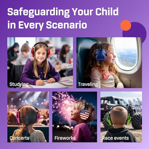 Vanderfields Kids Ear Protection - Age 3-16 - 26dB - Noise Canceling Headphones - Ear Muffs for Children - Earmuffs for Autism, Boys & Girls - Image 5