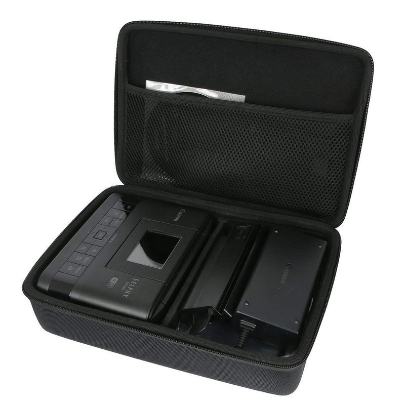 khanka Hard Travel Case Replacement for Canon Selphy CP1200 / CP1300 / CP1500 Black Wireless Color Photo Printer, Case Only - Image 1