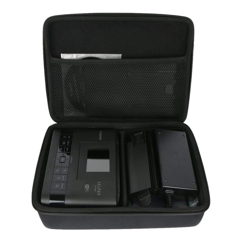 khanka Hard Travel Case Replacement for Canon Selphy CP1200 / CP1300 / CP1500 Black Wireless Color Photo Printer, Case Only - Image 2