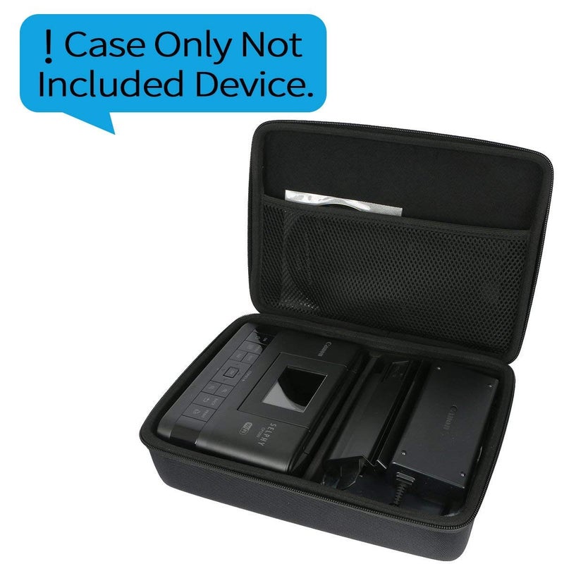 khanka Hard Travel Case Replacement for Canon Selphy CP1200 / CP1300 / CP1500 Black Wireless Color Photo Printer, Case Only - Image 4
