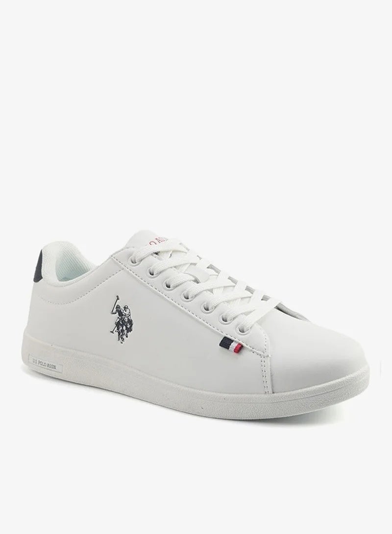 U.S. Polo Assn. أحذية رياضية بيضاء كاجوال للنساء من يو. إس. بولو أسن. فرانكو GLB 5PR | أحذية كلاسيكية مزودة بأربطة للاستخدام اليومي - Image 2