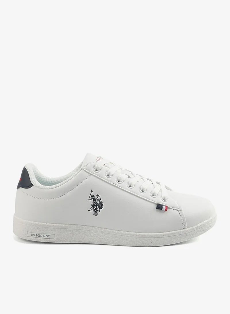 U.S. Polo Assn. أحذية رياضية بيضاء كاجوال للنساء من يو. إس. بولو أسن. فرانكو GLB 5PR | أحذية كلاسيكية مزودة بأربطة للاستخدام اليومي - Image 4