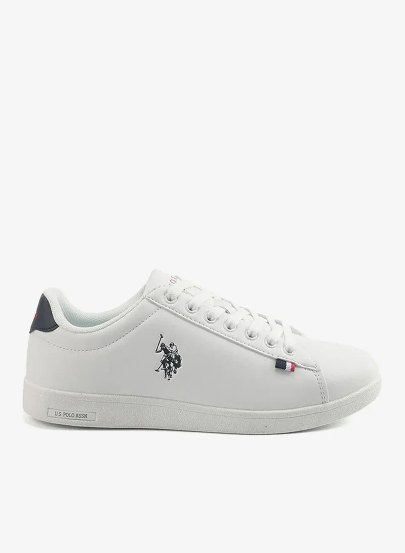 U.S. Polo Assn. white U.S. Polo Assn. FRANCO GLB 5PR Women’s White Casual Sneakers | Classic Lace-Up Everyday Shoes for Women | Best Price UAE