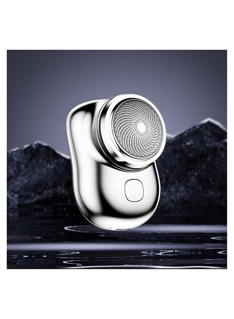 Excefore ماكينة حلاقة كهربائية محمولة للرجال ماكينة حلاقة صغيرة محمولة بحجم الجيب ماكينة تشذيب اللحية للرجال ماكينة قص الشعر وماكينة تشذيب الشعر ماكينة حلاقة للرجال للاستخدام الرطب والجاف في المنزل والسيارة والسفر - Image 3