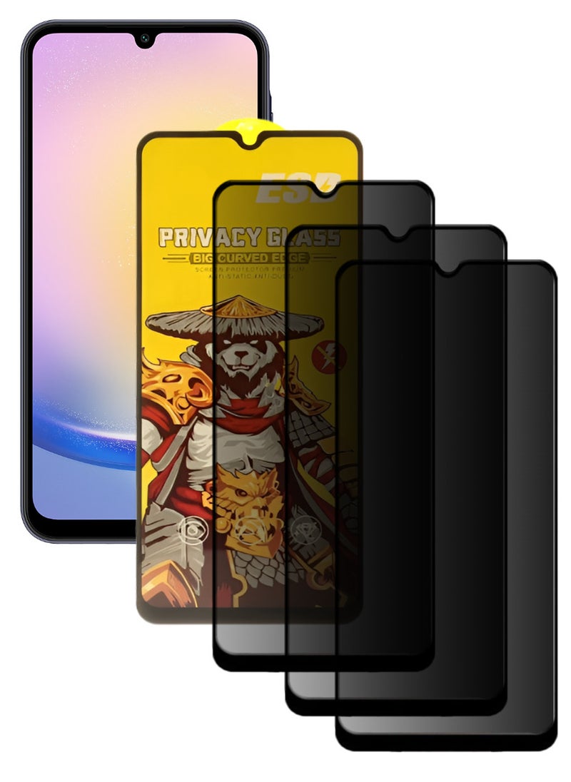 اي اس دي ثلاث قطع، واقي شاشة عالي الجودة لهاتف آسامسونج جالاكسي A25 - Image 1