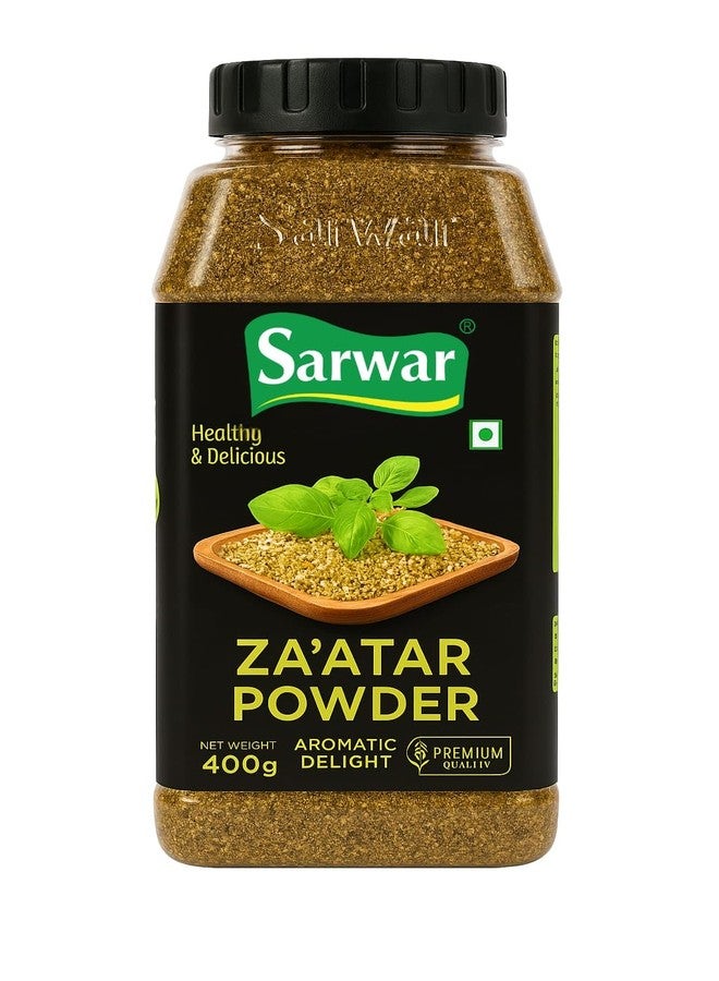 Sarwar Za’atar Powder – 400g Jar | Aromatic Middle Eastern Blend| Middle Eastern spice mix| Authentic (Seasoning) | Herb Mix| For Cooking| Spice Blend - Image 1