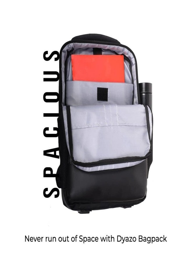 Dyazo 30 L Slim Business Laptop Backpack Casual Design Water Resistant Backpack for laptops for 15.6 inch laptop (Black) - Image 2
