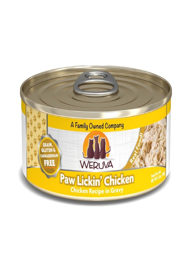 Weruva Classic Cat Food, Paw Lickin’ Chicken with Chicken Breast in Gravy, 5.5oz Can (Pack of 24) - Image 1