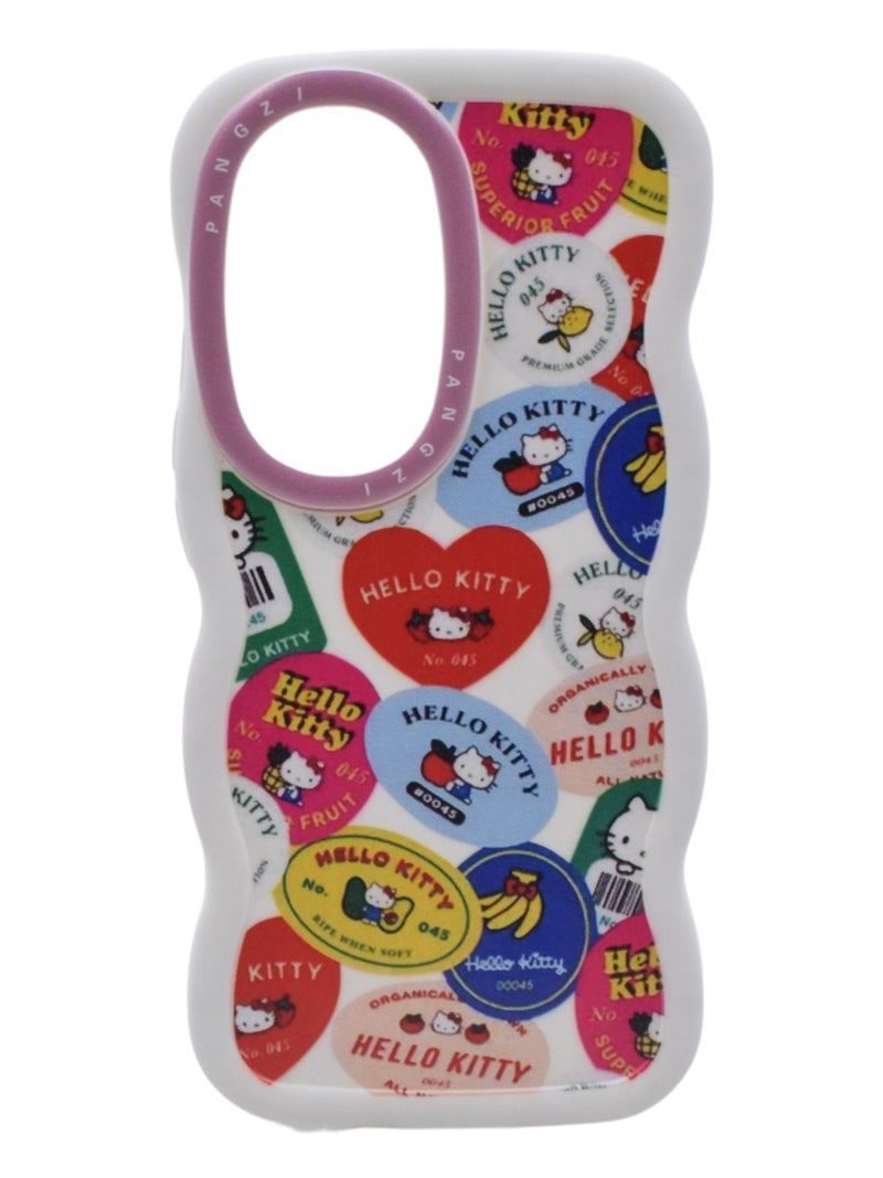 Hello Kitty Plastic Back Cover For Oppo Reno 10 - Multicolour - Image 1