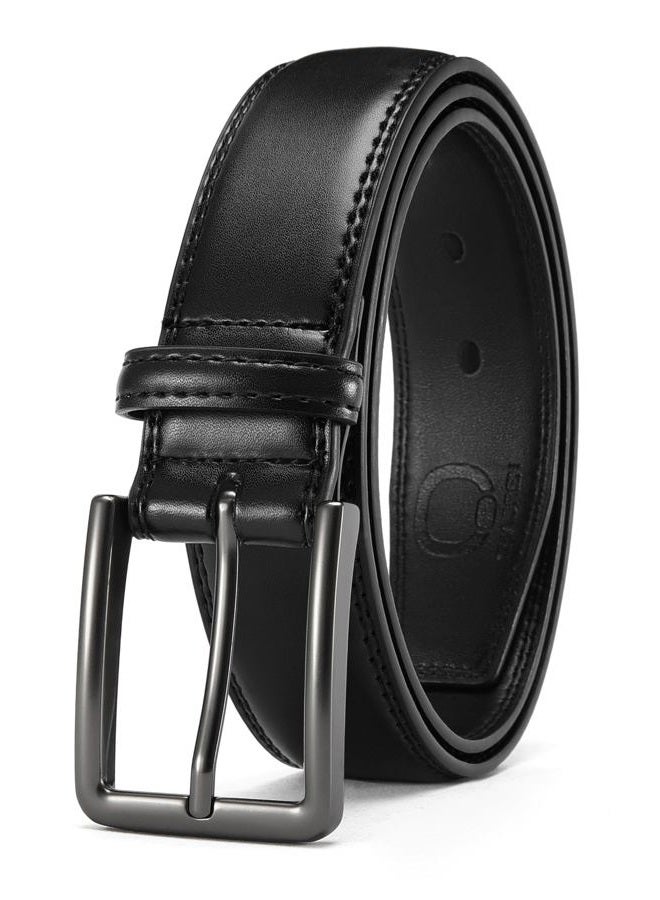CHAOREN Click Belts for Men Comfort 2 Packs 1 1/4", Ratchet Dress Belt with Adjustable Slide Buckle, Trim to Fit in Gift Set - Image 1