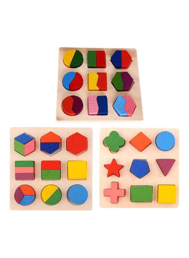 NIBEMINENT Geometry Peg Puzzle 15.85x2x15.8cm - Image 2