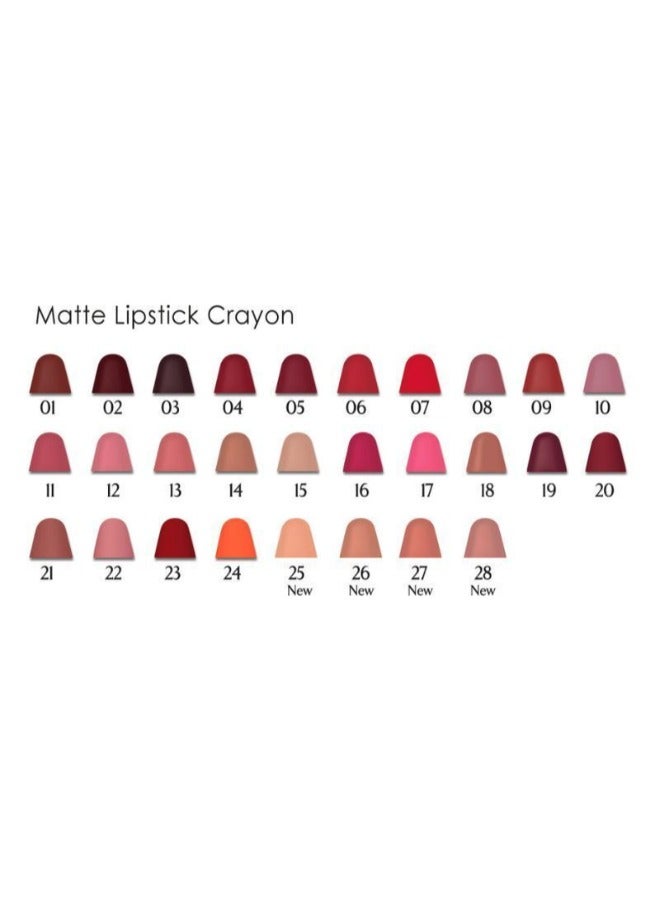 Golden Rose Golden Rose Matte Lipstick Crayon - NO.04 - Image 3