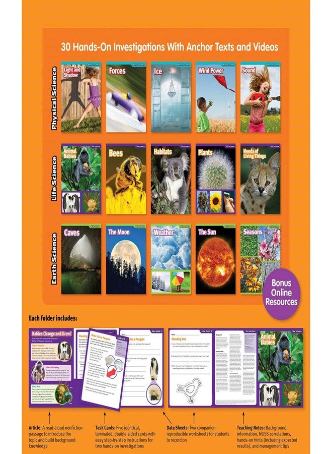 Scholastic SC-809900 Super Science Stem Instant Activities, Grades 1-3, 15 Topics (Pack of 128) - Image 2