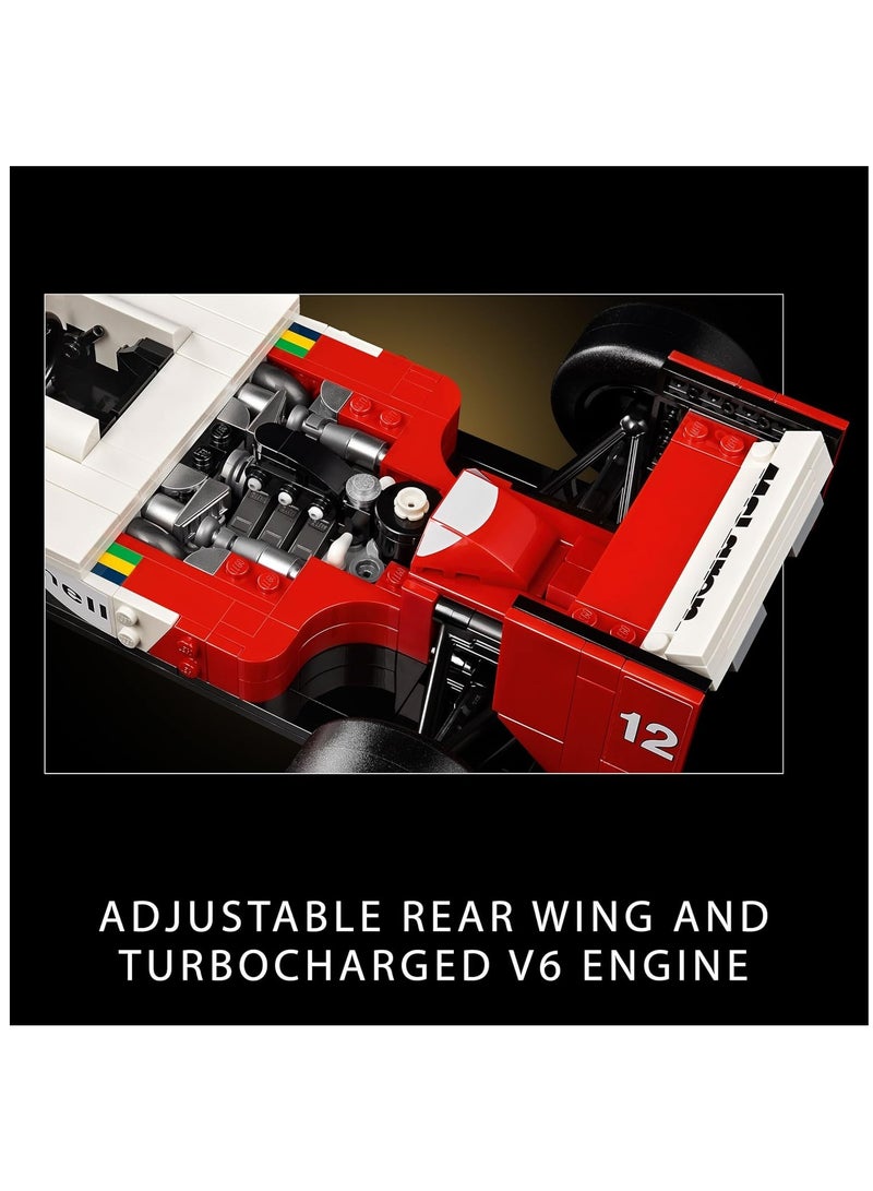 LEGO Icons Mclaren MP4/4 And Ayrton Senna 10330 Building Blocks Toy Car Set (693 Pieces) - Image 5