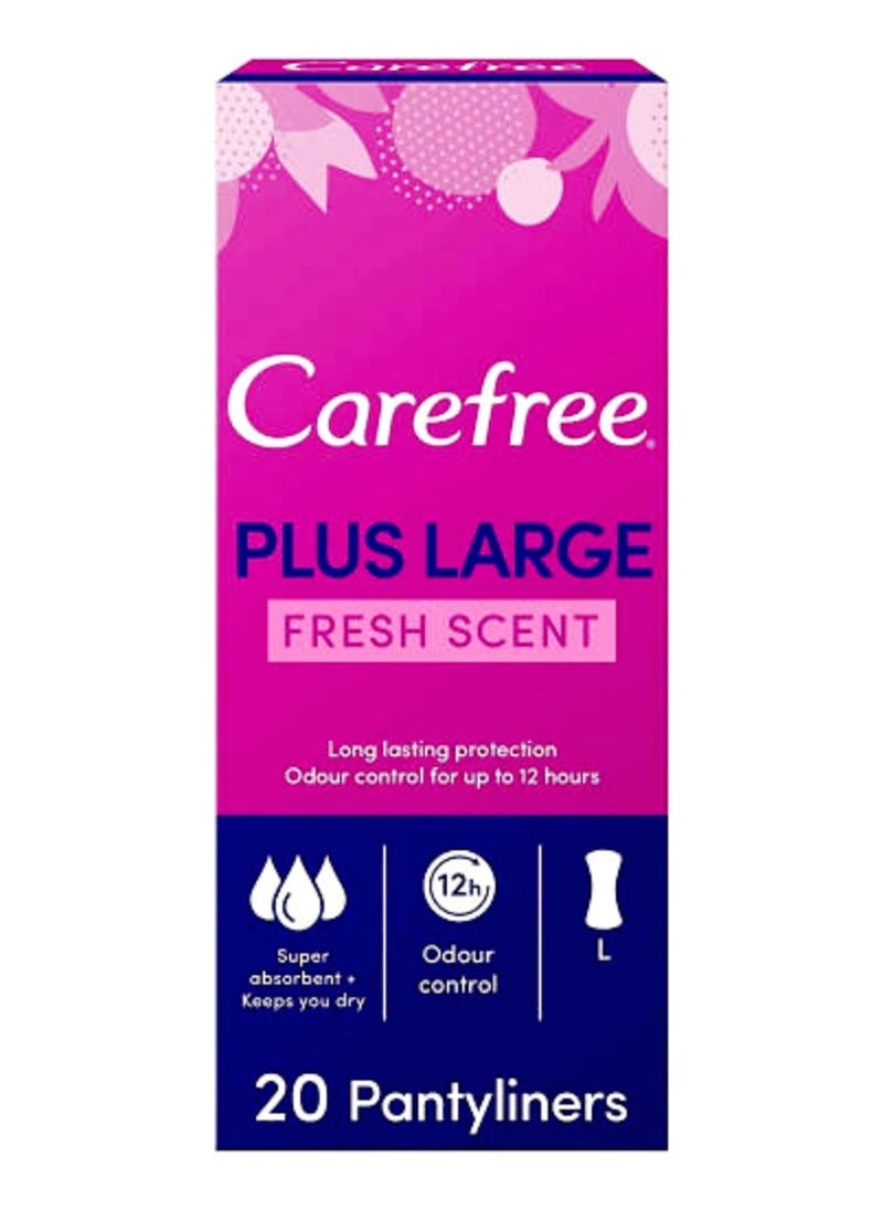 Carefree Carefree Plus Large Fresh Scent Pads  - 20 Pieces  - Image 2