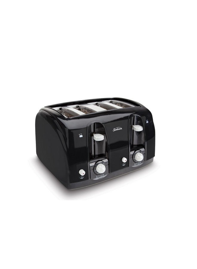 Sunbeam Sunbeam Wide Slot 4-Slice Toaster, Black (003911-100-000)  - Image 1