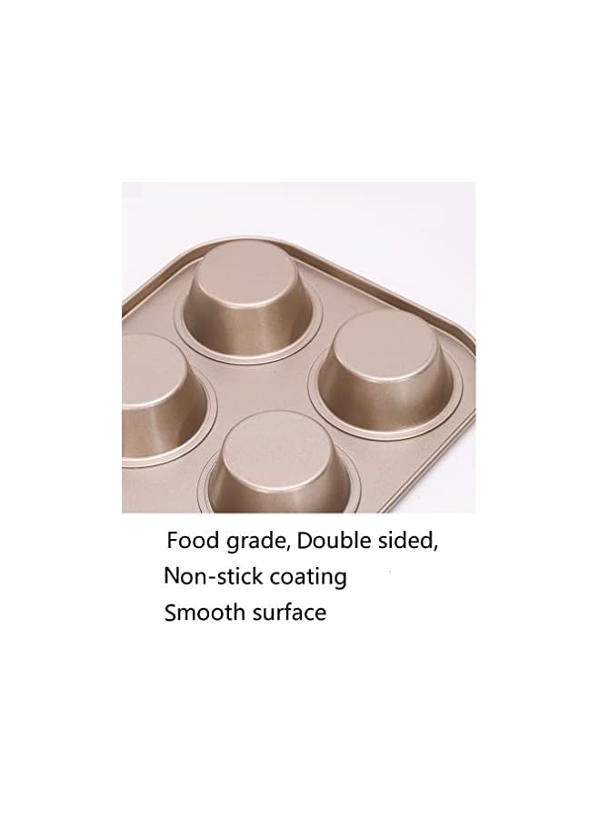 PROMASS Bakeware Set, Nonstick Bakeware for Oven, Carbon Steel Baking Pans (Color: Gold) - Image 5