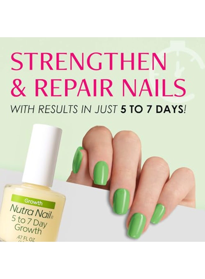 Nutra Nail 5 to 7 Day Growth Treatment Fast Keratin Nail Hardener Nail Strengthener for Thin Nails Brittle Damaged 047 Fl Oz - Image 3