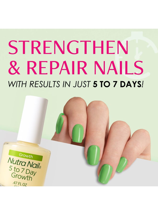 Nutra Nail 5 to 7 Day Growth Treatment Fast Keratin Nail Hardener Nail Strengthener for Thin Nails Brittle Damaged 047 Fl Oz - Image 4