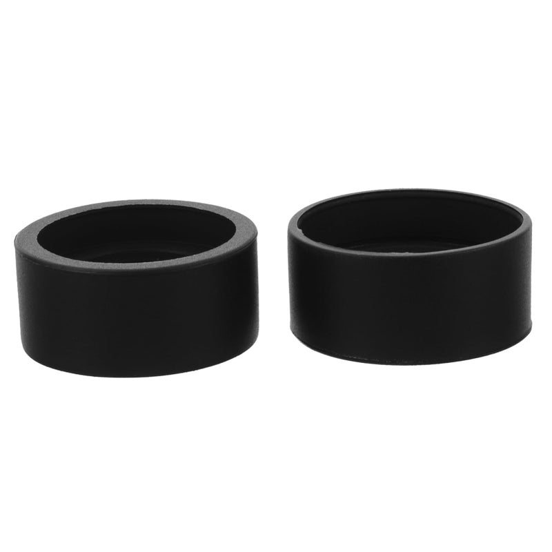 2Pcs Soft Rubber Microscope Eyepiece Cover Eye Guards For Laboratory Sample Protection - Image 2