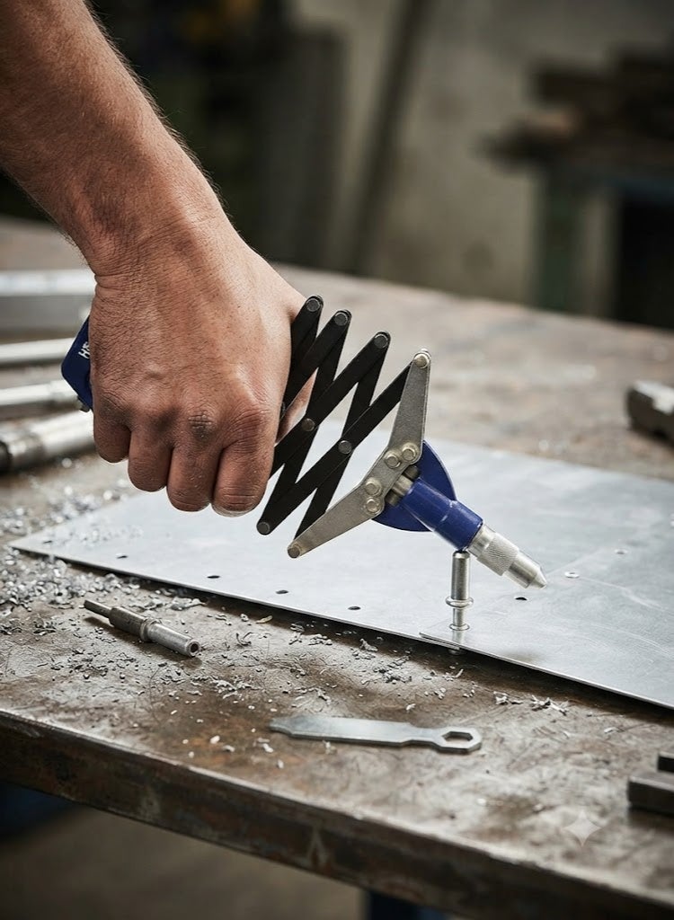 Patta Lazy Tong Hand Riveter - Image 3