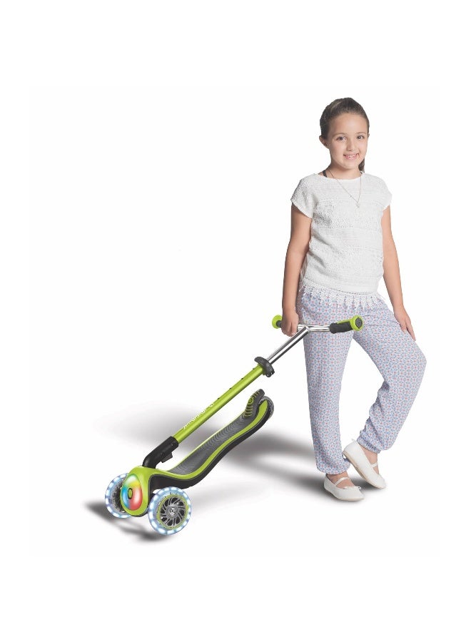 Globber Elite Prime Light-up Scooter (Lime Green) - Image 4