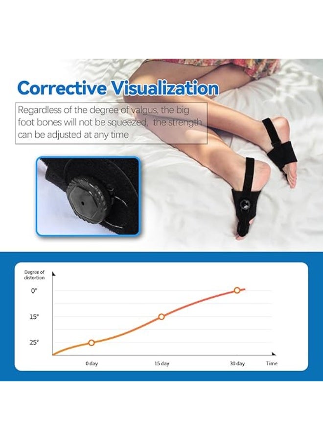 Adjustable Bunion Corrector Splint – Big Toe Separators Included – Orthopedic Support for Bunion Relief – Easy-to-Use for Men & WomenAdjustable Bunion Corrector Splint – Big Toe Separators Included – Orthopedic Support for Bunion Relief – Easy-to-Use for Men & Women - Image 3