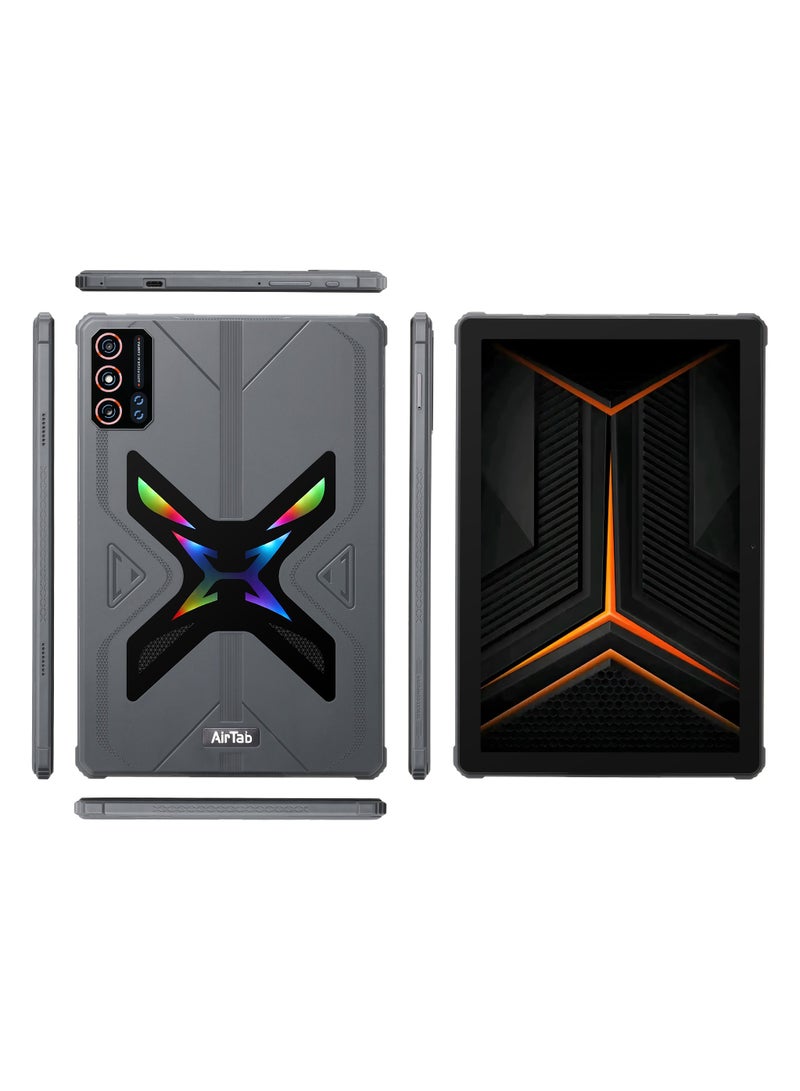 إيرتاب جهاز لوحي ذكي T5000 بشاشة 10.1 بوصة عالية الدقة وبطارية 10000 مللي أمبير/ساعة، لون رمادي - Image 3