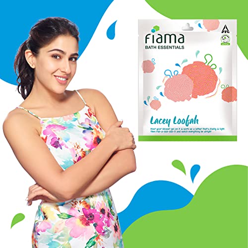 Fiama Bath Essential Lacey Loofah, Dermatologist Tested, Safe on Skin, Pack of 1, Soft, Exfoliated and Energized Skin - Image 3