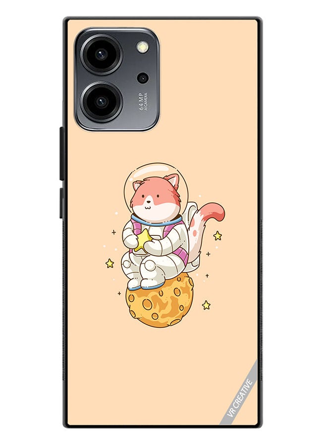 VR CREATIVE Protective Case Cover For Honor 80 SE Astro Cat Design Multicolour - Image 1