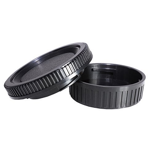 CamDesign Rear Lens Cap & Body Cap Set Compatible with Minolta MD/MC/SR Rokkor Lenses X-700, X570, X-370, XD, XD-7, XG, XG-7, X-1, SR-1, SR-2, SR-7 - Image 2