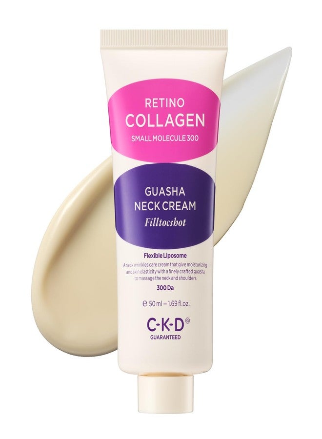 CKD Guaranteed CKD Gua Sha Retinal Collage Neck Cream Filltocshot [Refill], Advanced Lifting & Firming Neck Moisturizer for Deep Wrinkles, Sagging Skin & Turkey Neck, Powerful Anti-Aging Korean Skincare, 1.69 fl oz - Image 1