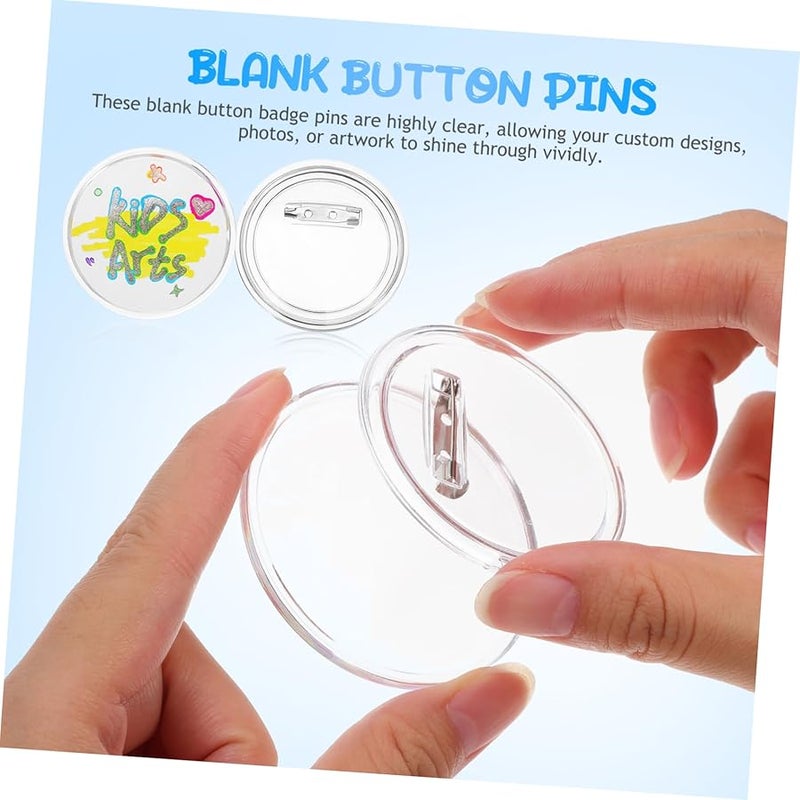 Jojofuny 25 Pcs Badge Pins For DIY Crafts Button Making Supplies School Projects Holiday Celebrations - Image 4