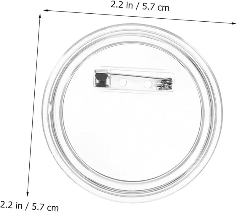 Jojofuny 25 Pcs Badge Pins For DIY Crafts Button Making Supplies School Projects Holiday Celebrations - Image 3