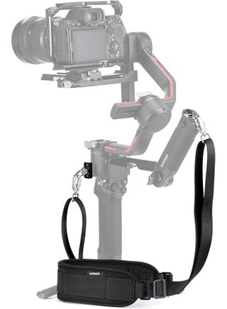 RS4 RS3 Neck Strap with Two NATO Rails  1/4 D Rings for DJI RS4 RS4 Pro RS3 Pro RS2 RSC2 Ronin SC Gimbal Stabilizer, 5.9ft/180cm Length Adjustable Weight Reducing Shoulder Strap, GA019 - pzsku/ZE34B685758261435DD60Z/45/1753547596/1080952d-9abe-42d3-ac65-4d2e9385445e