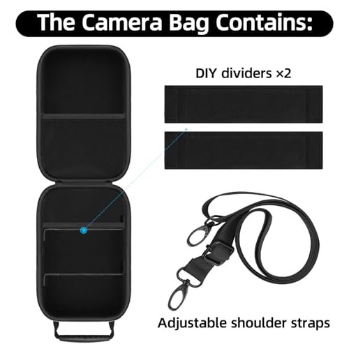 HESPLUS Hard Carrying Case Compatible with Sony Alpha a6400 / a6700 / a6600 / a6100 / a6500 / a6300 / a6000 Mirrorless Digital Camera (Case Only) - Image 4