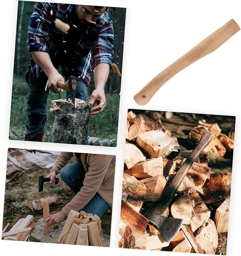 مقبض فأس خشبي طبيعي بديل، مقبض مصقول متوافق مع الفؤوس الصغيرة والأدوات اليدوية - Image 4