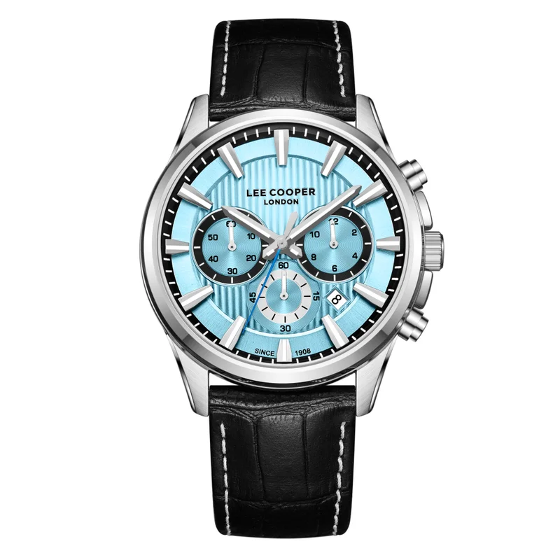 Lee Cooper Men's Leather Multi Function Watch LC08239.301 - 23x29,5 mm