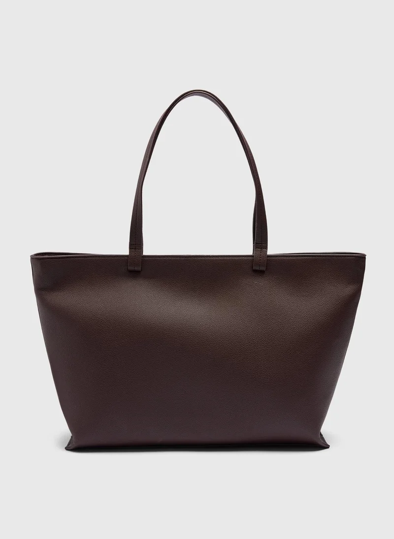 Matalan Brown Tote Bag