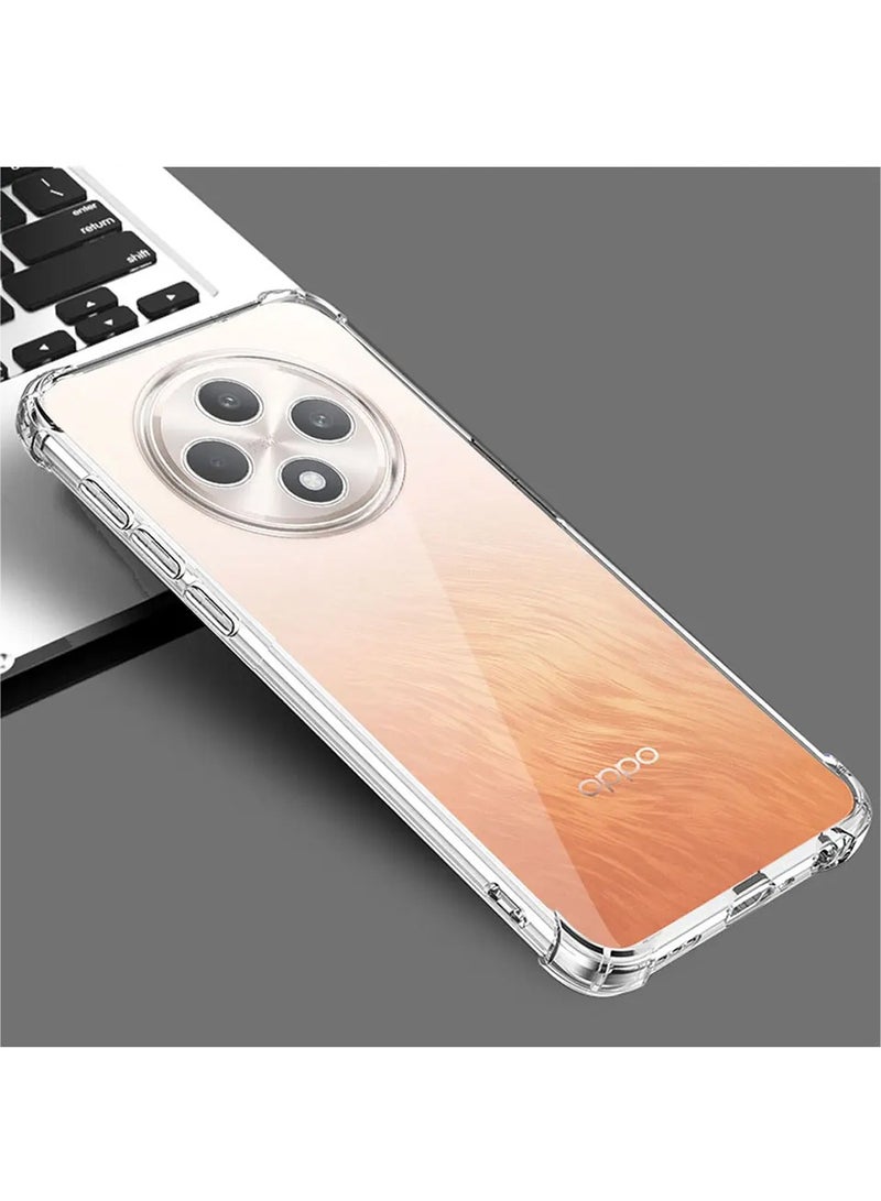Wtech Oppo A3 5G 2024 TPU Bumper Corners with Hard PC Case Cover - Clear - Image 5